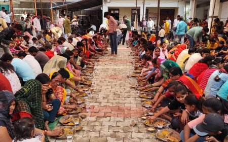 परमहंस बद्रीदास महाराज के दर्शन कर हजारों भक्तों ने छका भंडारा