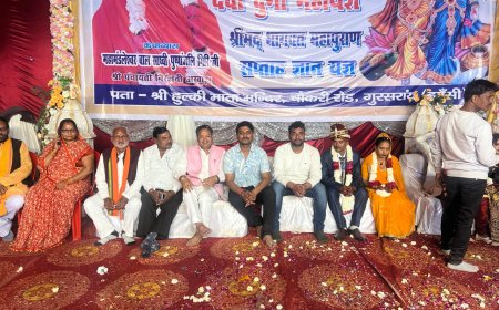 हुलकी माता मंदिर पर सामूहिक विवाह हुआ संपन्न
