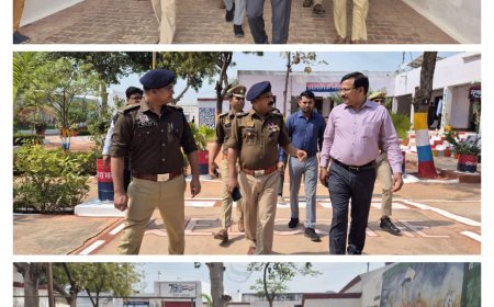 जिला कारागार का डीएम और एसपी ने किया संयुक्त निरीक्षण, दिए आवश्यक निर्देश