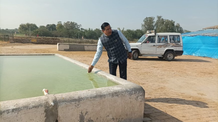 गौशालाओं के निरीक्षण में अव्यवस्था मिलने पर एसडीएम ने सुधारने के निर्देश दिये