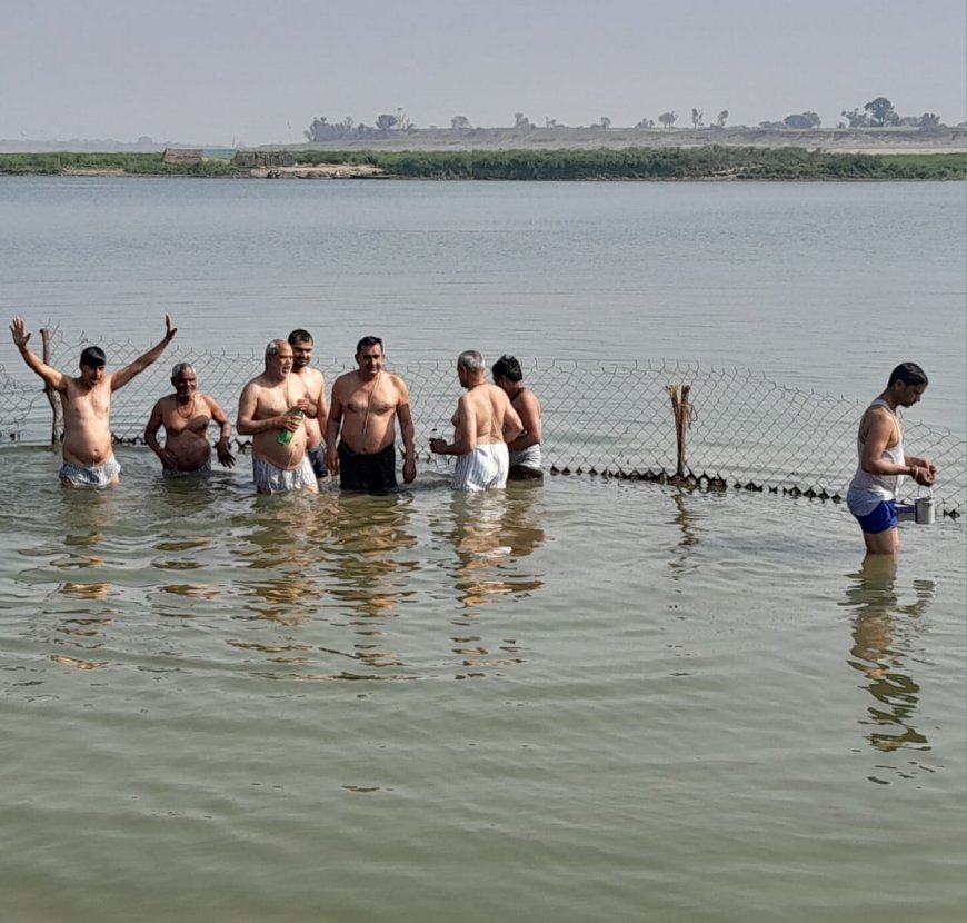 माघ पूर्णिमा पर पंचनद संगम में हजारों श्रद्धालुओं ने लगाई आस्था की डुबकी