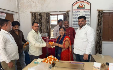 महाविद्यालय की नवनियुक्त प्राचार्या ने पदभार ग्रहण करके गिनाई प्राथमिकताएं