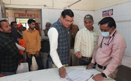 एसडीएम ने सीएचसी तथा आयुर्वेदिक चिकित्सालय का किया औचक निरीक्षण