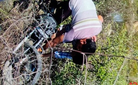 रफ्तार का कहर - कार ने मारी बाइक में टक्कर,चालक की मौत