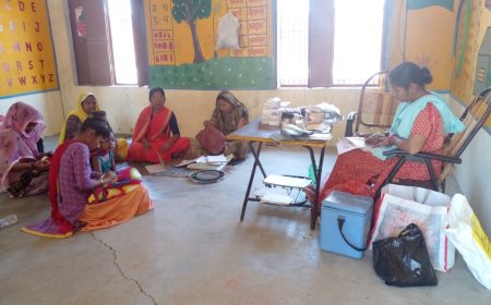 स्वास्थ्य विभाग द्वारा बच्चों का हुआ टीकाकरण