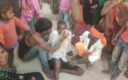 एक साइकिल तीन सवार , कैंची टूटी हुए चुटिहाल