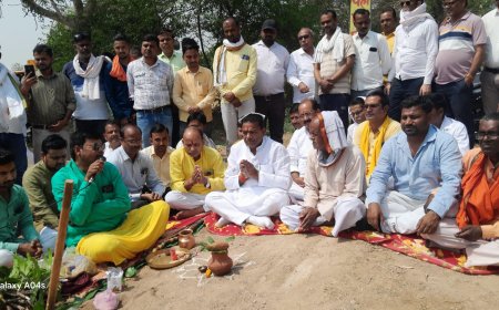 दस करोड़ की लागत से रामपुरा गोहन मार्ग का होगा चौड़ीकरण,विधायक ने किया भूमिपूजन