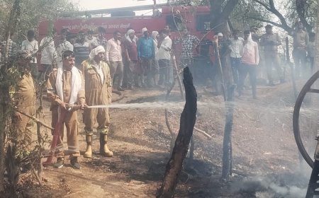 2 अलग-अलग स्थानो में लगी आग, दमकल कर्मियों ने पाया काबू