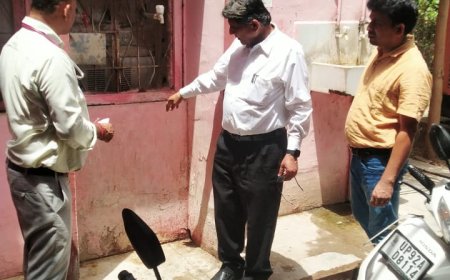 सीएमओ ने कोंच सी एच सी का किया औचक निरीक्षण