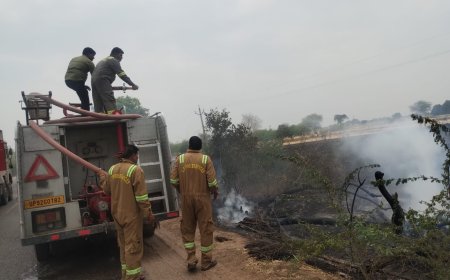 गत दो दिनों में पांच अलग अलग ग्रामों में लगी आग
