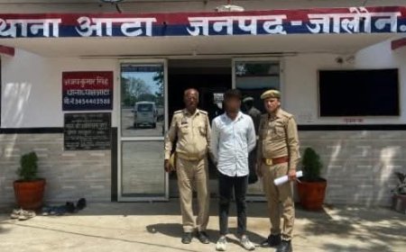 पास्को एक्ट में वांछित अभियुक्त को पुलिस ने गिरफ्तार कर भेजा जेल
