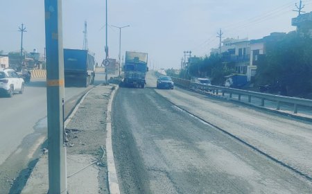 ओवरब्रिज मरम्मतीकरण कार्य से उड़ती डस्ट तथा धूल की समस्या से जनता त्रस्त