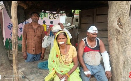 दीवार के विवाद में जमकर हुई मारपीट, महिला समेत छः घायल