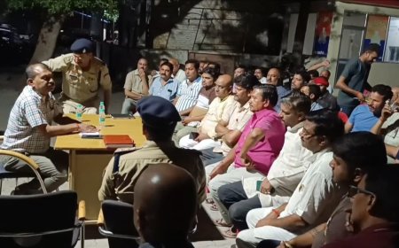 एसपी ने व्यपारियो संग बैठक कर दिया आश्वासन जल्द होगा खुलासा