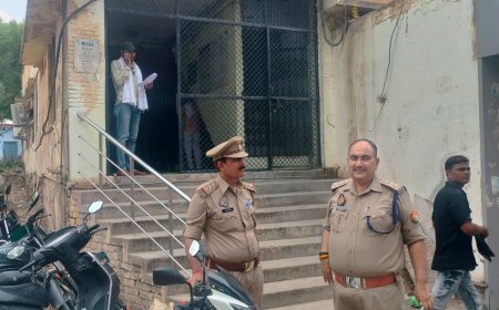 सीओ - कोतवाल ने बैंको की शाखाओं में चैंकिंग कर सुरक्षा व्यवस्था परखी