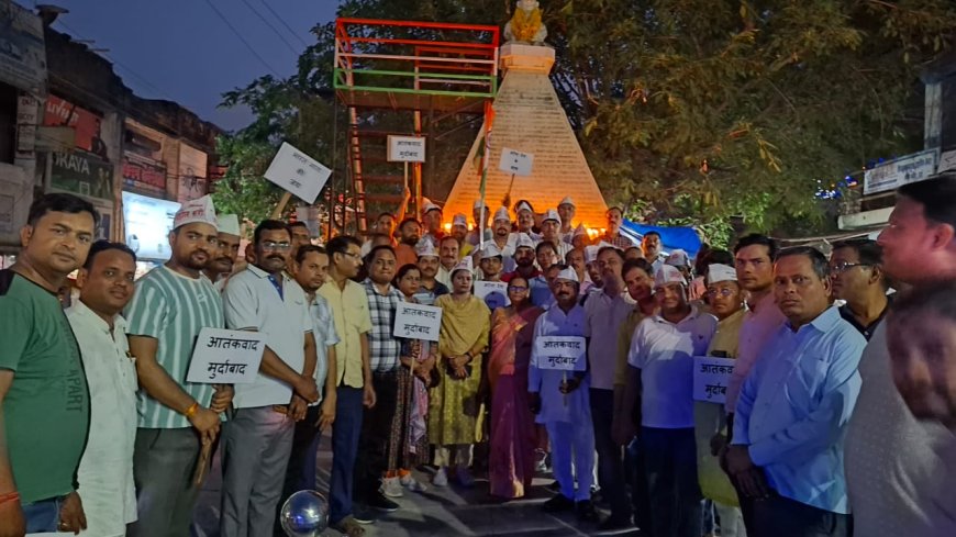 अटेवा ने पहलगाम हमले के शहीदों को दी श्रद्धांजलि, कैंडल मार्च निकाल जताया विरोध