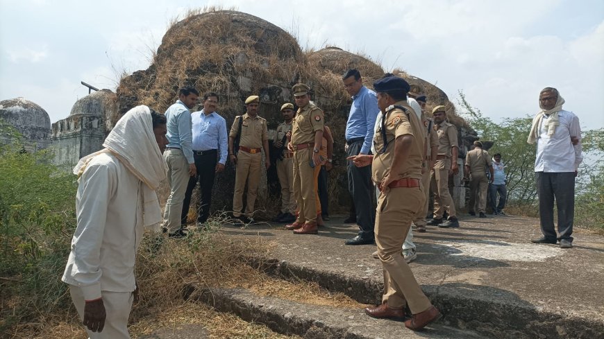 डीएम एसपी ने सूर्य मंदिर का किया निरीक्षण