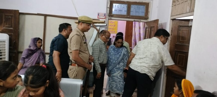 उप जिलाधिकारी ज्योति सिंह ने ए सी एम ओ संग अस्पतालों का किया निरीक्षण