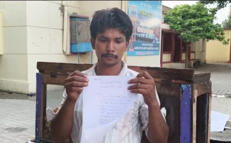 पैसे के बदले मिली मारपीट पानी पूरी वाले ने पुलिस को सुनाया दुखड़ा