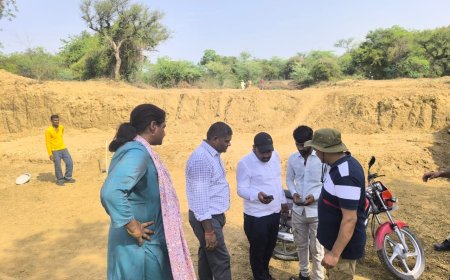 मुख्य वन संरक्षक ने औचक निरीक्षण कर जल संचयन कार्यक्रम की परखी हकीकत