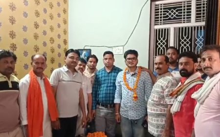 ऑल इंडिया ज्वेलर्स एसोसिएशन द्वारा शोभित गुप्ता जालौन जिलाध्यक्ष मनोनीत