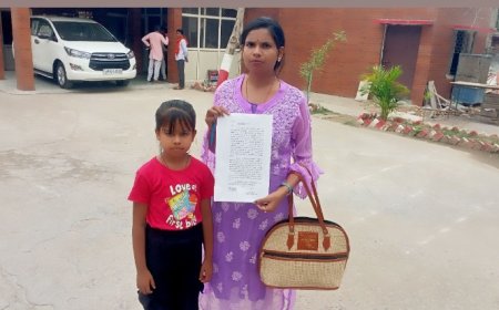 बिधवा महिला के प्लाट पर दबंगों ने जमाया जबरन कब्जा