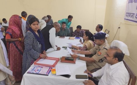 सम्पूर्ण समाधान दिबस में आयीं 18 शिकायते मौके पर 4 का निस्तारण