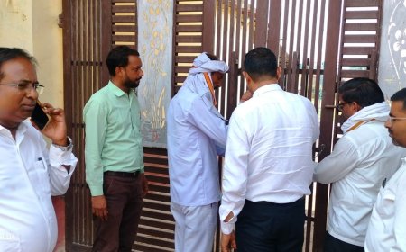 एसडीएम तथा डीआईओएस की संयुक्त टीम ने गेस्ट हाउस को किया सील