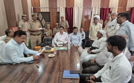 डीएम एसपी की मौजूदगी में आयोजित समाधान दिवस में 7 मामले प्रस्तुत