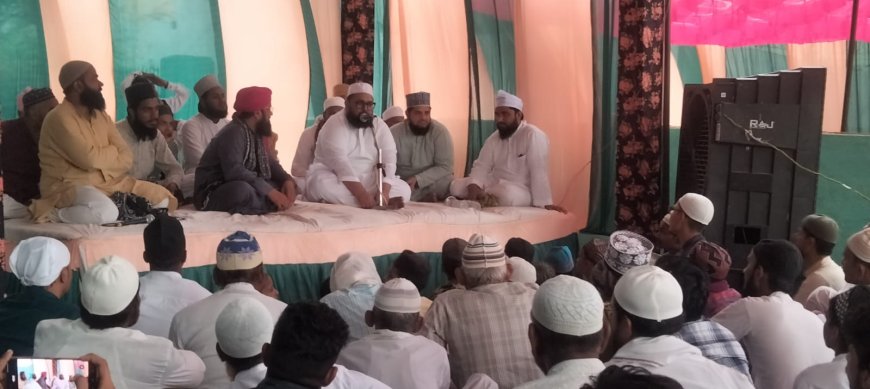 सालाना उर्स मुबारक में सामूहिक विवाह सम्मेलन में हुई शादियां