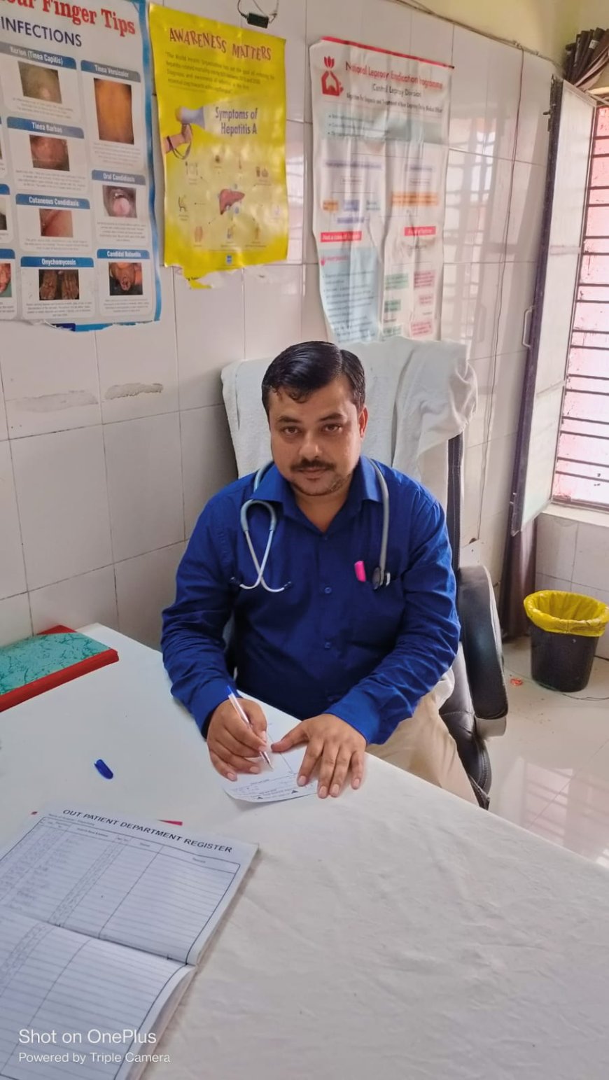 सीएचसी के चिकित्सक डॉ गोपाल का हुआ स्थानांतरण