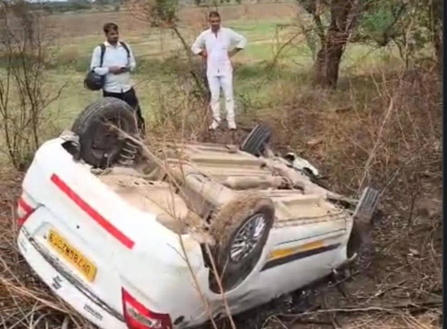 रफ्तार का कहर -  कार ने बाइक में मारी टक्कर, एक की मौत