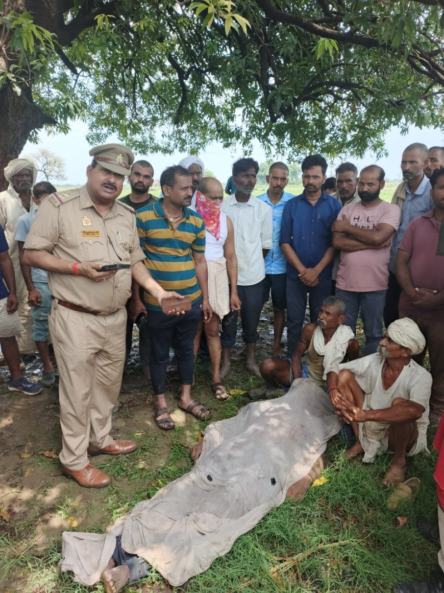 आकाशीय बिजली गिरने से खेत जोतते किसान की मौत दूसरा झुलसा