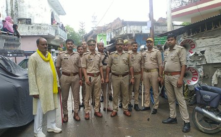 अधिकारियों ने मोहर्रम जुलूस के रूट तथा मेले के कार्यक्रम स्थल का लिया जायजा