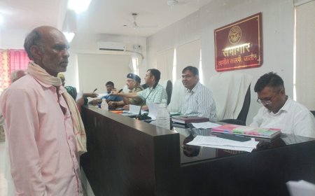 एसडीएम, सीओ के समक्ष प्रस्तुत 37 शिकायतों में 8 मामले मौके पर निपटाये