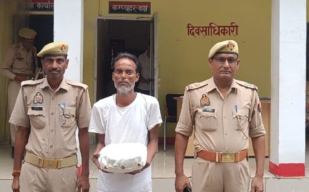 डकोर पुलिस ने एक अभियुक्त को दो किलोग्राम अवैध गांजे के साथ गिरफ्तार कर भेजा जेल