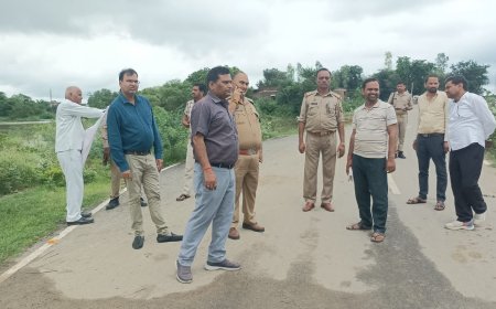 बाढ़ को लेकर एसडीओ के साथ विद्युत विभाग दिन भर रहा सक्रिय