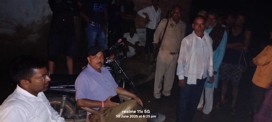 तालाब में युवक डूबने से मौत के मामले में नायब तहसीलदार ने लिया जायजा