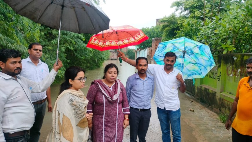मलंगा नाला के बढ़ रहे जल स्तर पर पर हरकत में आया प्रशासन