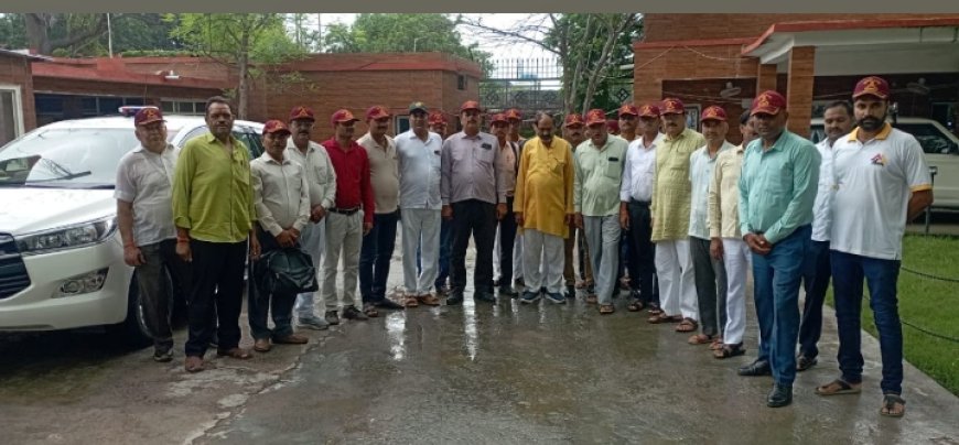 ऐसोसिएशन ने निर्दोष पूर्व सैनिक को फसाए जाने के बारे में एसपी से की मुलाकात