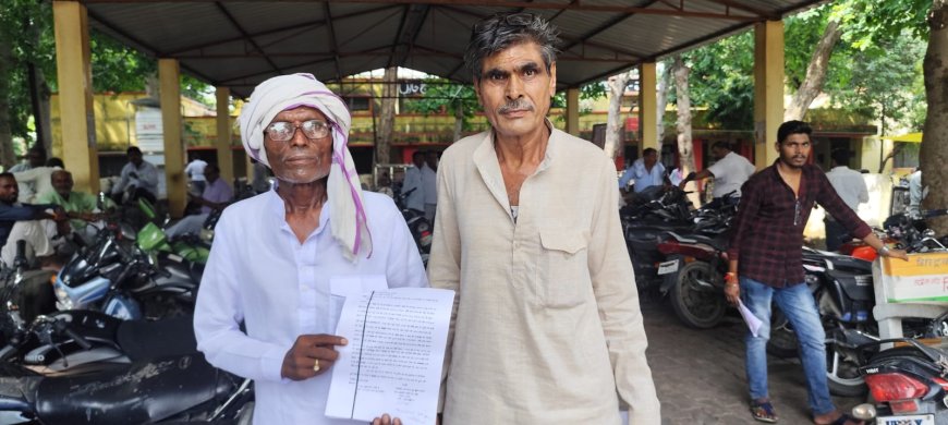 बेदखल होने के बाबजूद भी जबरन बनाया मकान एस डी एम से कार्यवाही की मांग