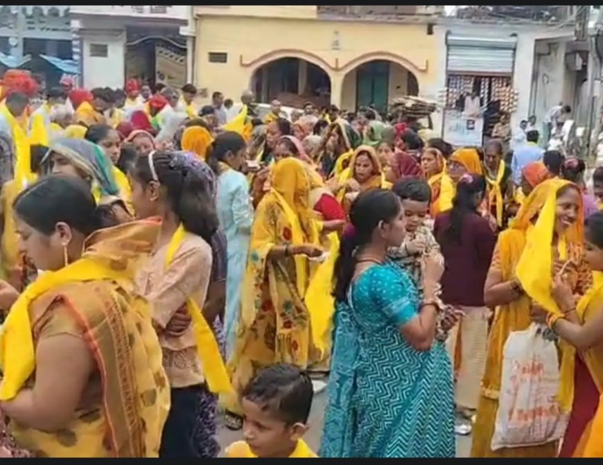 वीर शिरोमणि राष्ट्रवीर दुर्गादास की जयंती पर भव्य शोभायात्रा निकाली गयी