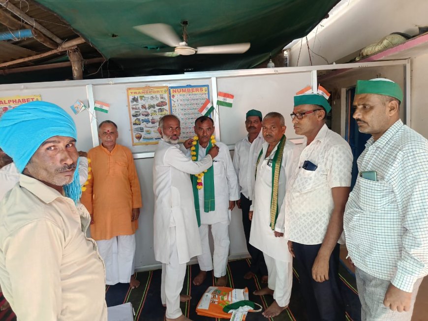 भा कि यू ने बैठक कर ग्राम यूनिट का किया गठन