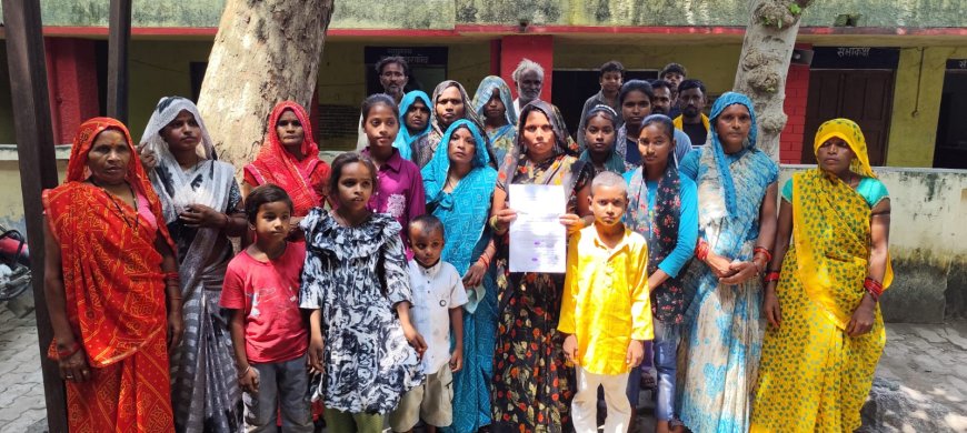 जल समस्या निराकरण की प्रभारी अधिकारी से की मांग