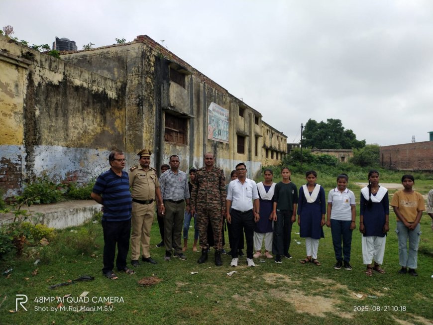 सैन्य प्रशिक्षण एनसीसी कैडेट की भर्ती का हुआ आयोजन