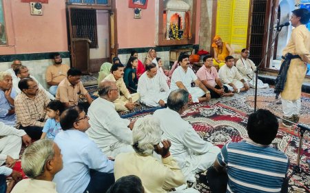 कथक नृत्य की प्रस्तुति देख दर्शक हुए मंत्रमुग्ध