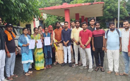 पंचायत सहायकों ने चार सूत्रीय मांग पत्र एस डी एम को सौंपा