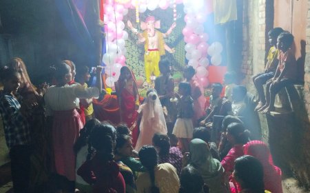 बड़े ही भव्यता के साथ गोखले नगर में मनाया जा रहा गणेश उत्सव