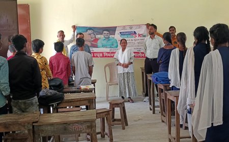 गोष्टी में छात्र-छात्राओं को एचआईवी के प्रति किया गया जागरूक