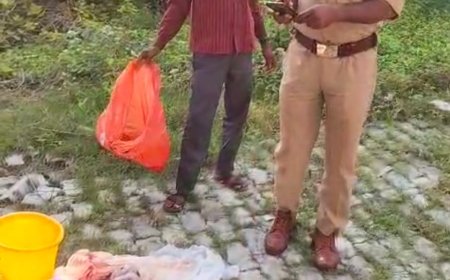 शौचालय के बाहर रखी बाल्टी में नवजात का शव मिलने से मचा हड़कंप